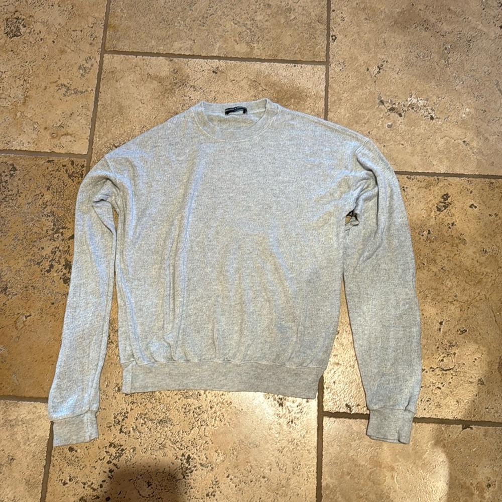 Brandy Melville women’s knit sweater gray one size OS soft EUC